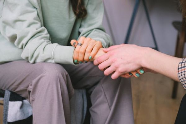 emotional support expressed through court-ordered therapy interaction