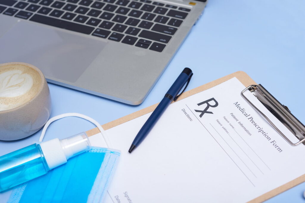 Medical prescription form
