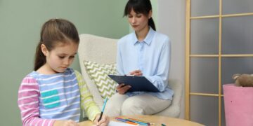 A psychologist conducts a clinical psychological evaluation