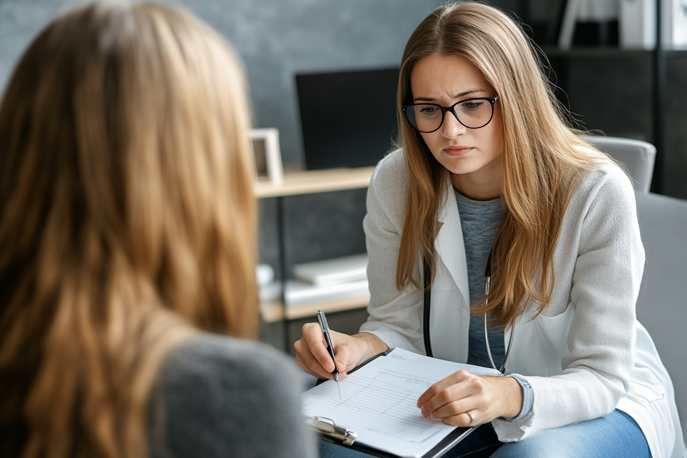 Forensic Psychologist Conducting Evaluation To A Person