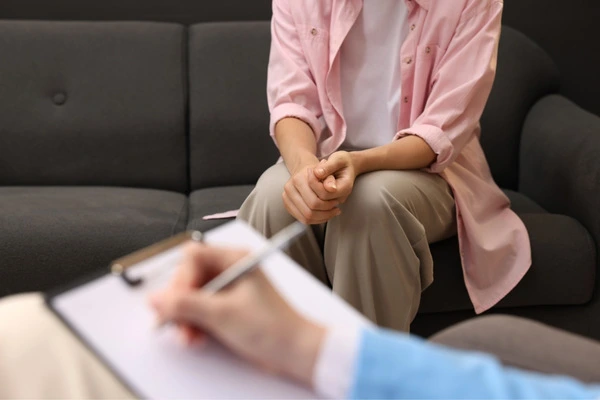 Forensic psychological assessment session.