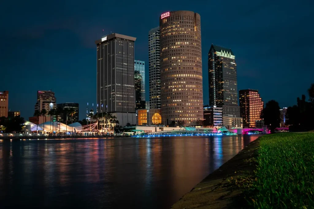 Tampa, Florida at night