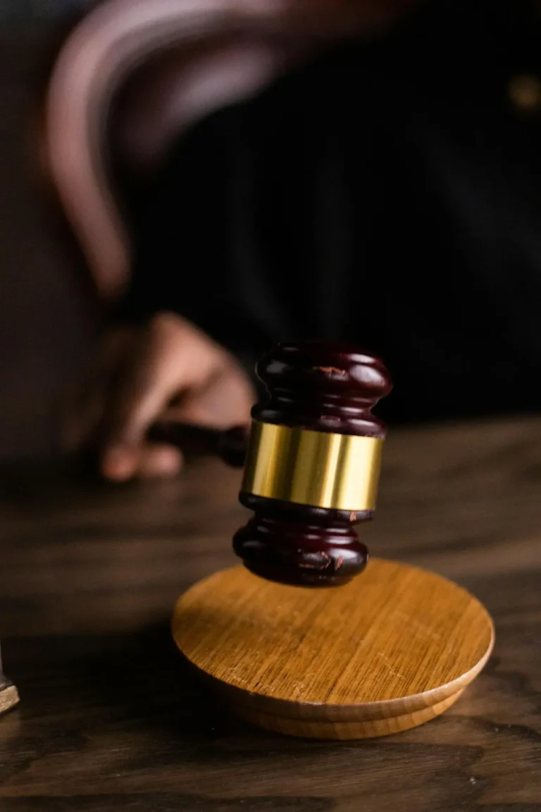 a man holding a gavel