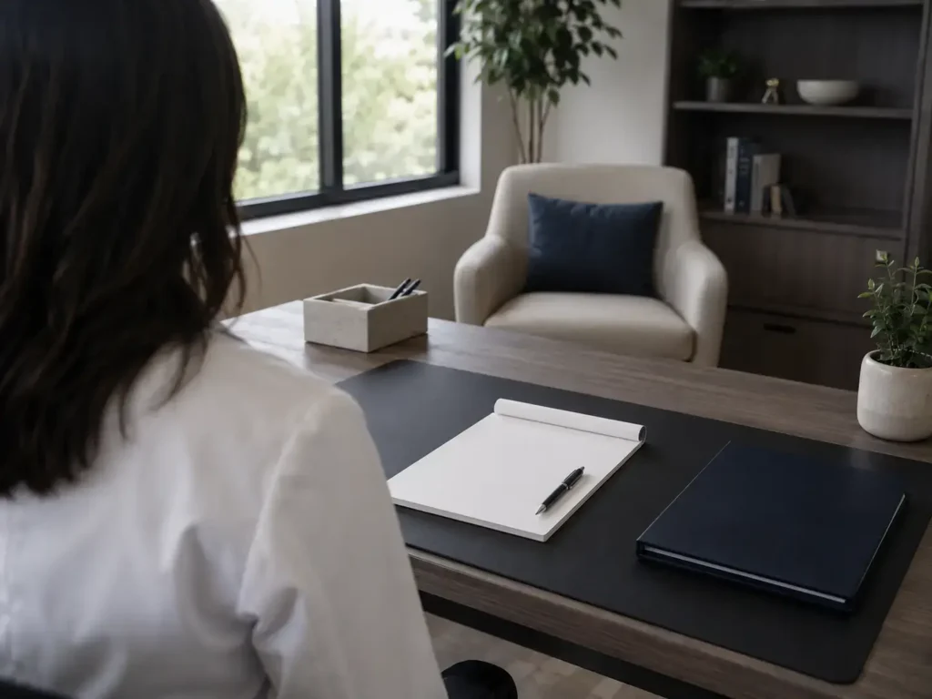 Forensic psychologist preparing a court evaluation in Palm Beach County