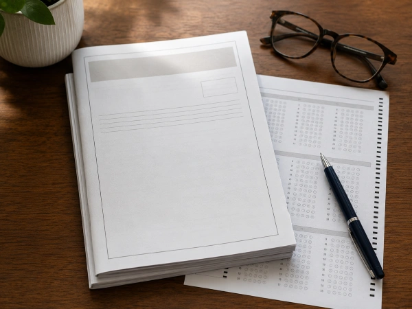 Standardized testing materials used in psychological evaluations