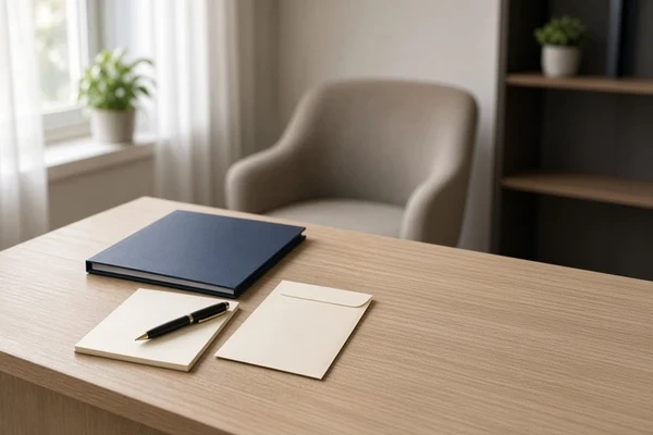 Confidential family therapy records in a closed folder on a psychologist's desk
